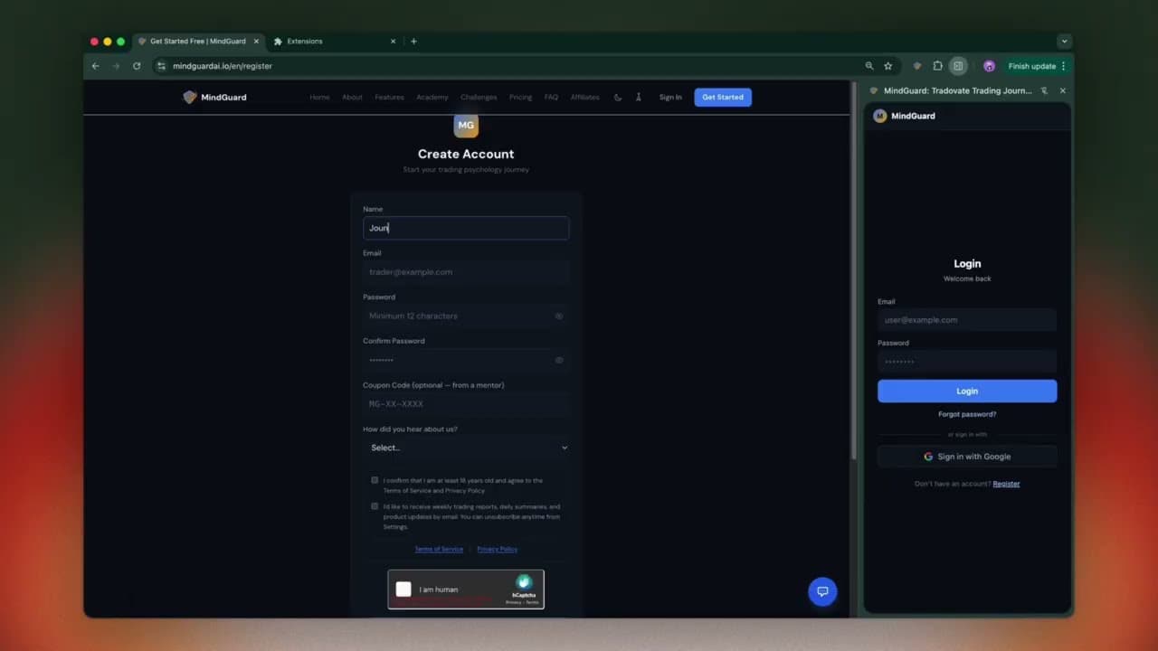 Create Your Account & Profile